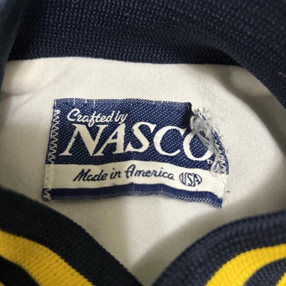 VTG NASCO Notre Dame Fighting Irish Mens Large? Satin Varsity Jacket Please Read - Picture 7 of 11